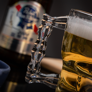 Unique Cadeau <span class=keywords><strong>CHARCUTERIE</strong></span> 540ml 18.26oz Isolé Personnalisé En Relief Drôle Tasse de Bière En Verre Tasses Avec Poignée - Product Image 3