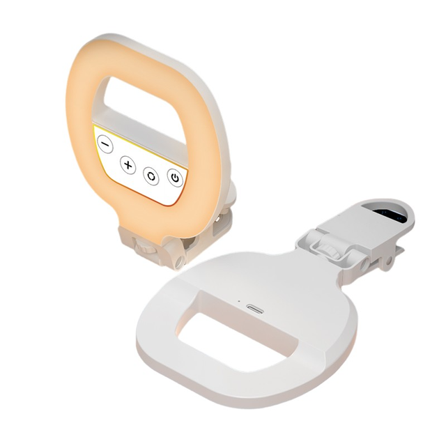 W60 RGB Mini Selfie Fill Light, Portable Lightweight with Phone Clamp, Dimmable LED Video Light for Live Streaming & Makeup