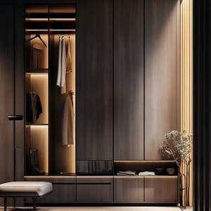 Armario de Estilo Vintage Balom Premium, Decoración Clásica para el Hogar para Villas de Lujo - Product Image 1