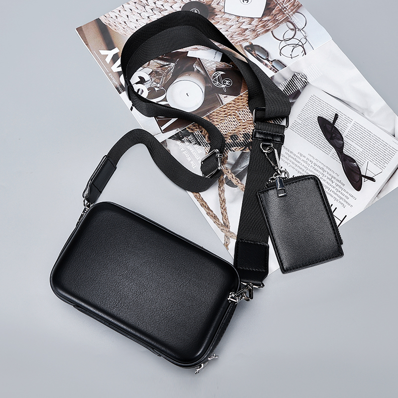 PU Leather Sling Shoulder Crossbody Bag