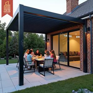 Gắn sân sau Patio nơi trú ẩn 16x16 chân ngoài trời OASIS <span class=keywords><strong>Gallery</strong></span> bảo vệ và trang trí lý tưởng sân vườn và hồ bơi pergola - Product Image 3