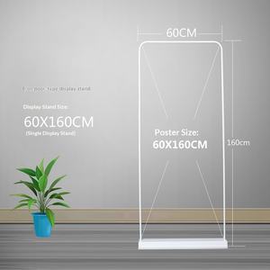 رف عرض على شكل باب 80×180 لوحة إعلانات خارجية قابلة للحقن بالماء قائمة بذاتها عمودية يي لاباو رف ملصقات إكس - Product Image 6