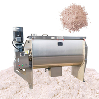 Mélangeur à ruban horizontal en U de 1000L pour poudre de sucre, farine de riz, amidon de maïs et amidon de manioc