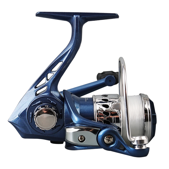 5.2:1 12BB Wholesale Fishing Tackle Reel 1000# 2000# Fishing Reel with Line Spinning Fishing Reels GN-AB Series