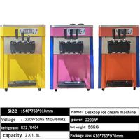 Gelato commercial neige molle machine à crème glacée restaurants magasins d'alimentation nouveau utilisé faisant des friandises italiennes crémeuses lait eau farine