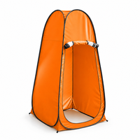 Tente de confidentialité portable 4-en-1 : Douche extérieure instantanée, vestiaire, toilettes de camping et abri de pluie avec sac de transport compact