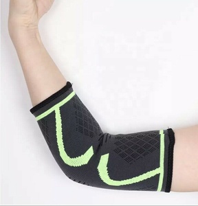 PIHA SPORTS <b>Compression</b> Elbow Sleeve with Crazy Fit Massage for Sports & Tennis Elbow Pain Relief Featuring Bamboo Charcoal - Product Image 2