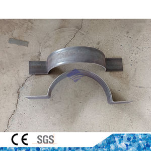 Pekerjaan berat setengah bulat gantungan selokan baja galvanis braket selokan mesin klip selokan bengkok - Product Image 6