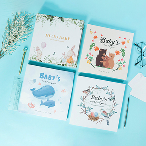 Album photo/album de scrapbooking pour bébé unisexe, pages en carton/carton duplex, design personnalisable, surface vernie, couverture rigide - Product Image 5