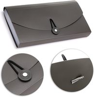 Organiseur de dossiers accordéon A4 de qualité industrielle, classeur extensible pour chèques et factures, 13 pochettes, étiquettes pour factures, papeterie de bureau, porte-documents