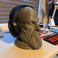 Support pour casque Kratos God of War en résine, organisateur de bureau gaming, cadeau pour collectionneur, vente en gros personnalisée et OEM