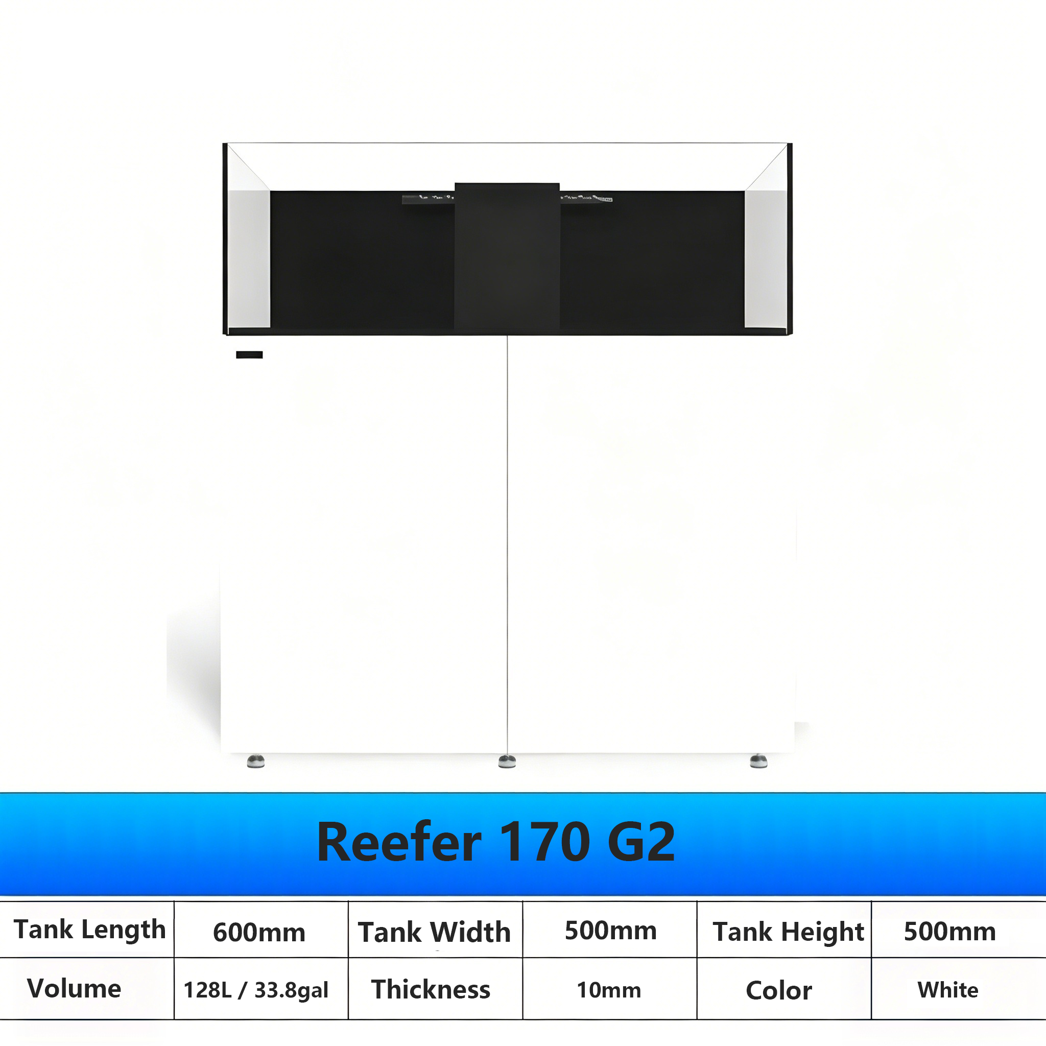Reefer170G2-600x500x1350mm Blanc
