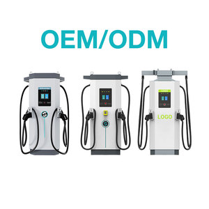 Station de recharge rapide pour véhicules électriques certifiée CE, CCS GBT CHAdeMO OCPP, étanche IP55, extérieure, DC, fabricant pour flotte - Product Image 1