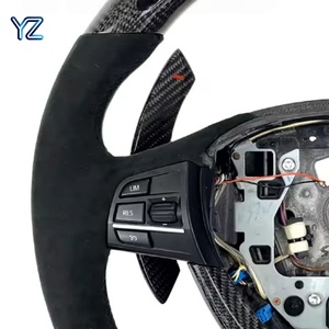Volante de Fibra de Carbono con Costuras de Color Personalizadas, Rendimiento en Pista para <span class=keywords><strong>BMW</strong></span> Serie 5 7 F10 F18 <span class=keywords><strong>GT</strong></span> <span class=keywords><strong>525</strong></span> 530, Accesorios para Autos Deportivos - Product Image 3