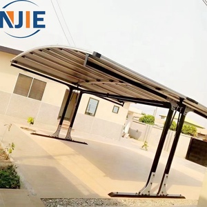 <span class=keywords><strong>Abri</strong></span> de <span class=keywords><strong>voiture</strong></span> extérieur moderne et simple en acier Q235 avec membrane PVDF résistante aux UV et revêtement en poudre, pour 2 voitures - Product Image 6