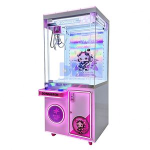 Máquina de garras Baihui para muñecos de peluche de animación, de metal y acrílico, con enchufe universal, operada con monedas para juegos recreativos - Product Image 3