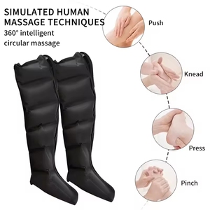 Portable <b>Air</b> Compression Recovery <b>Boots</b> Leg Massager Relaxation Blood Circulation Care Muscle Recovery Therapy Compress for Home - Product Image 4