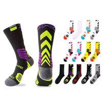 Chaussettes de sport OEM en gros pour enfants, jeunes et hommes, avec logo personnalisé, pour la course, le cyclisme, le basketball – Tricotées, respirantes, montantes