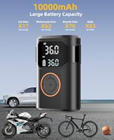 Pompe à air numérique portable pour voiture, compresseur d'air sans fil, gonfleur de pneus de voiture, mini pompe à air électrique pour voiture, livraison rapide