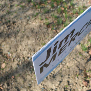 <span class=keywords><strong>ป้าย</strong></span>สนามแบบกำหนดเอง ขนาด 18x24 นิ้ว น้ำหนักเบา แข็งแรง ทนทานต่อการซีดจาง ไม่เสียรูปทรง พร้อมเสา H สำหรับ<span class=keywords><strong>ป้าย</strong></span><span class=keywords><strong>ประมูล</strong></span>อสังหาริมทรัพย์ - Product Image 4