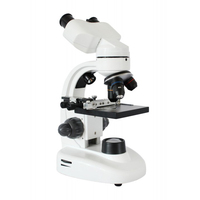 Optical HD WF10X 400X Adjustable Double-Layered Mechanical Compound Biological LED Binocular Microscope LARREX 4x/10x/40x