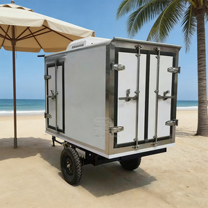 Remolque Refrigerado con Panel Sándwich Aislado de FRP para Transporte de Carne Congelada, Camión Refrigerador - Product Image 3