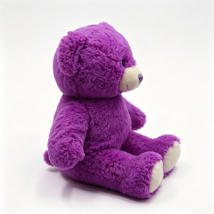 Oso de peluche morado, oso de peluche violeta, juguete de oso morado esponjoso, oso de peluche de color sólido, decoración estética morada - Product Image 3