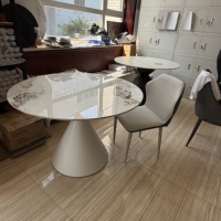 Ensemble de table et de chaises de salle à manger modernes et luxueuses pour 6 personnes, design tendance, différentes couleurs, ensemble de table et de chaises pour salle à manger