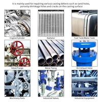 Colle de réparation métallique Kafuter K-9737 Agent industriel résistant aux hautes températures Bloc moteur Résine époxy