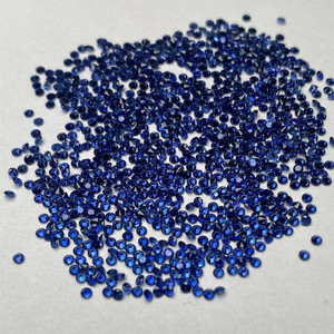 Saphir naturel de couleur saphir, forme ronde, 0,8 mm-2,0 mm, provenant directement de l'usine en Chine - Product Image 5