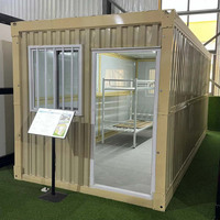 Maison préfabriquée modulaire à assemblage rapide de 20 pieds pour immeuble de bureaux commercial