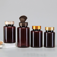 Bouteilles en plastique vides personnalisées de 120 ml, 150 ml, 200 ml pour comprimés de vitamines et médicaments avec bouchon à vis/bouchon à clapet