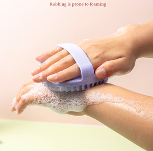Brosse de nettoyage de douche en silicone souple pour le visage et les animaux de compagnie pour exfolier et masser le <span class=keywords><strong>bain</strong></span> - Product Image 6