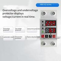 30A 40A 50A 63A 80A 100A 220V 110V 230V Rail Din Réglable Surtension et Sous Tension Dispositif De Protection Relais De Protection