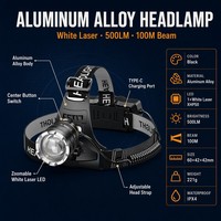 High-Brig Motion Sensor Night Fishing Headlamp High-Power Zoomable Camping Light Rechargeable Outdoor Waterproof LED Headlight