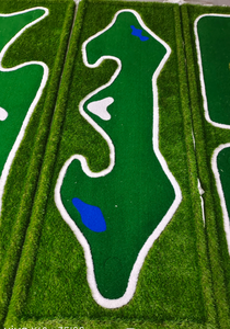 फैक्टरी पोर्टेबल मिनी गोल्फ कोर्स फोल्डिंग ग्रीन मैट चीपिंग अभ्यास कस्टम गोल्फ का उपयोग करें ग्रीन - Product Image 6