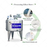 Pasteurisateur à ultrasons pour lait de chamelle, cuve de 100 l, appareil de pasteurisation de jus domestique, machine pour la maison