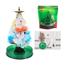 Arbre en papier fleur arbre de noël arrosage magique croissance arbre de cristal magique créatif jouet pour enfants cadeau de noël