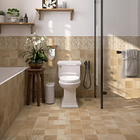 Carreaux de céramique pour sols et murs au design moderne, pierres de pavage hautement durables pour villas, hôtels, chambres et salons