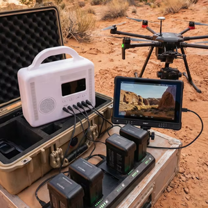 RUNCK Estación Portátil LiFePO4 de 12.8V con Inversor de Onda Pura, Carga Solar MPPT, Control Remoto y Audio Bluetooth para el Hogar - Product Image 5