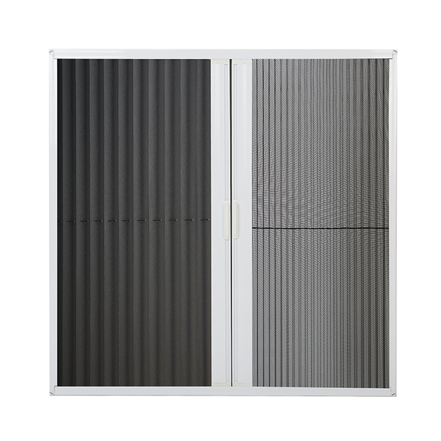 Aluminum Alloy Frame Sliding Door Anti Mosquito Mesh Pleated Mesh Retractable Screen Door Sliding Mosquito Screen Door & Window