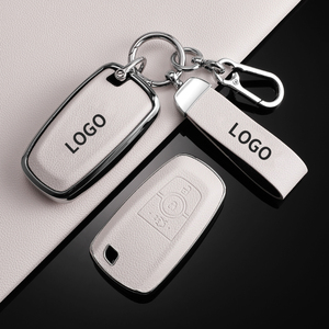 Convient aux marchés transfrontaliers pour <span class=keywords><strong>Ford</strong></span> <span class=keywords><strong>Focus</strong></span> MK2 3 Fiesta Mondeo – Housse de clé en cuir TPU de haute qualité – Vente en gros usine - Product Image 6