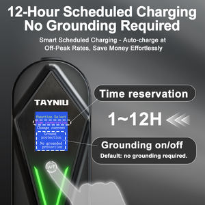 Caricatore EV Portatile TAYNIU 3.5KW 16A TIPO2 5M Spina EU Schermo da 1.8'' Adatto per Model Y, Model 3, <span class=keywords><strong>ID.4</strong></span>, ID.3, I4, IX1, IX, E-208 - Product Image 4