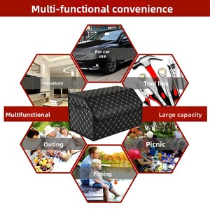 Organizador <span class=keywords><strong>de</strong></span> Equipaje Plegable Personalizado con Múltiples Compartimentos <span class=keywords><strong>para</strong></span> Maletero <span class=keywords><strong>de</strong></span> Coche, Caja <span class=keywords><strong>de</strong></span> Almacenamiento <span class=keywords><strong>de</strong></span> Accesorios <span class=keywords><strong>para</strong></span> Auto, Camping - Product Image 5