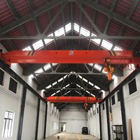 Pont roulant monopoutre 1-20t, portée 7,5-31,5m, avec palan électrique à câble pour atelier
