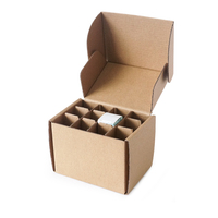 Inserts de protection en carton ondulé kraft UV découpés pour expédition, taille moyenne et grande, pour le stockage de bougies et de bouteilles de vin