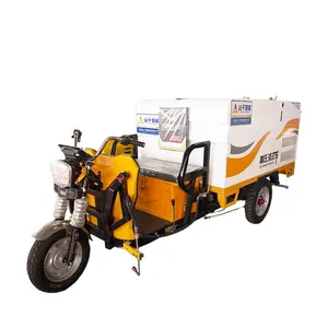 Neues Produkt Drei-Reifen-Hochdruckwaschwagen kommunale Straßen-Geländerreinigungsmaschine mobile Hochdruckwaschanlage