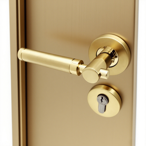 Serrure en alliage <span class=keywords><strong>de</strong></span> zinc moderne <span class=keywords><strong>de</strong></span> <span class=keywords><strong>poignée</strong></span> <span class=keywords><strong>de</strong></span> fenêtre, finition d'or blanc <span class=keywords><strong>de</strong></span> ton <span class=keywords><strong>de</strong></span> PVD deux - Product Image 1