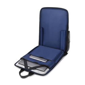 Mochila <span class=keywords><strong>de</strong></span> Hombre Personalizada con Logotipo, Cuero <span class=keywords><strong>de</strong></span> Vaca, 18 Litros <span class=keywords><strong>de</strong></span> Volumen, Compatible con Portátil <span class=keywords><strong>de</strong></span> 16 Pulgadas, Carga USB, Fábrica Guangzhou - Product Image 5