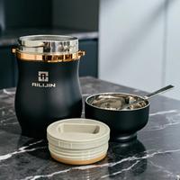Boîte à lunch isotherme en acier inoxydable de 1000 ml, thermos alimentaire sous vide, bol bento pour l'école, le bureau, les pique-niques, récipient alimentaire